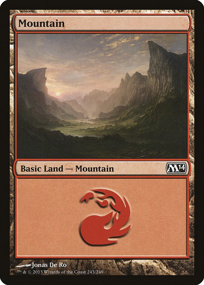 Mountain (243) [Magic 2014 (M14)] 243