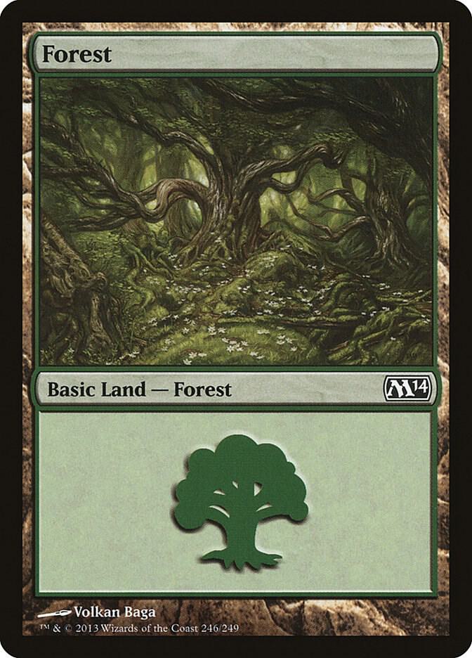 Forest (246) [Magic 2014 (M14)] 246