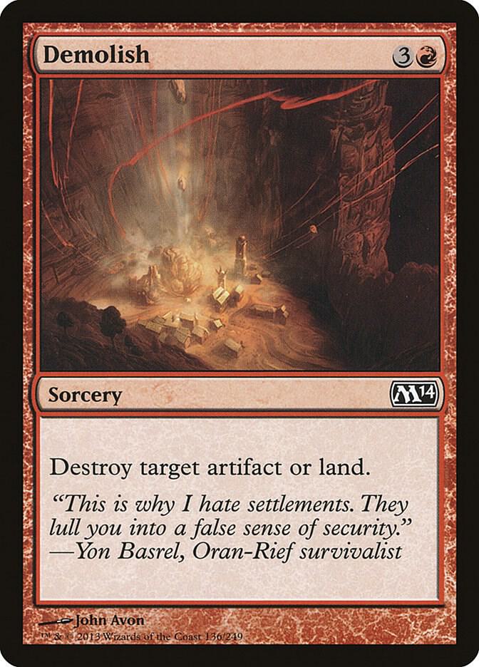 Demolish [Magic 2014 (M14)] 136