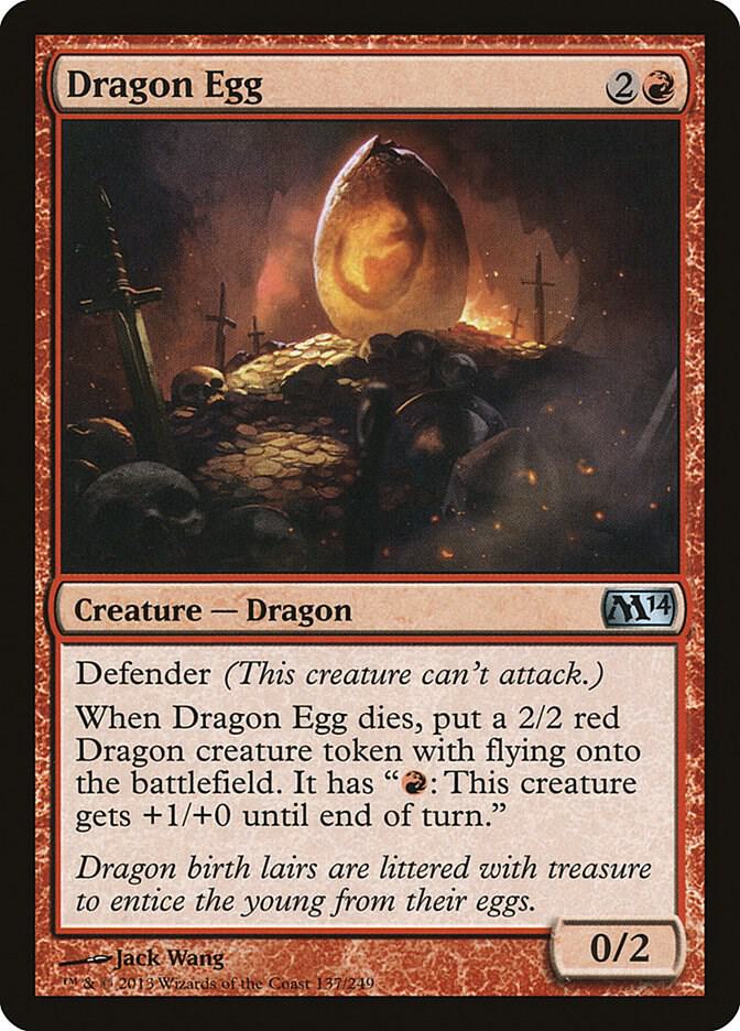Dragon Egg [Magic 2014 (M14)] 137