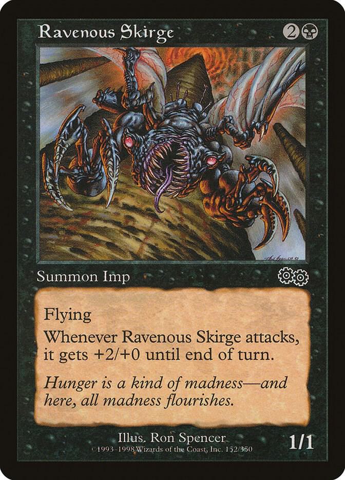 Ravenous Skirge [Urza's Saga] 152