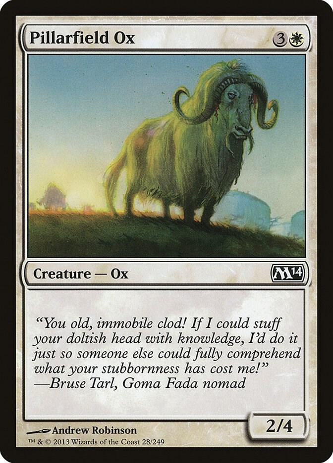 Pillarfield Ox [Magic 2014 (M14)] 28