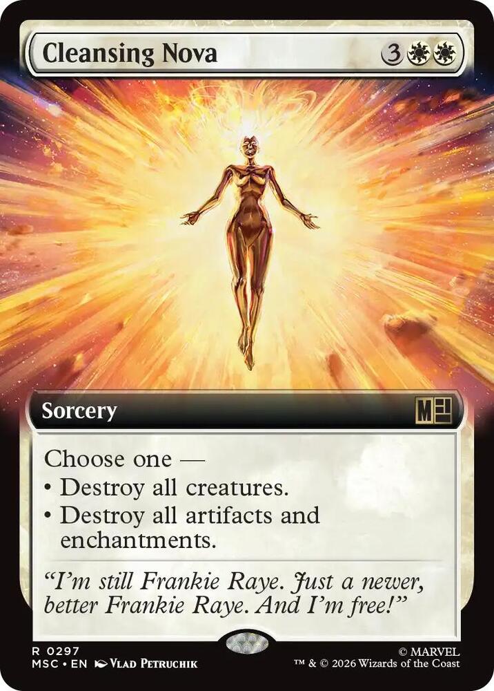 Cleansing Nova (Extended Art) [Commander: Marvel Super Heroes] 297