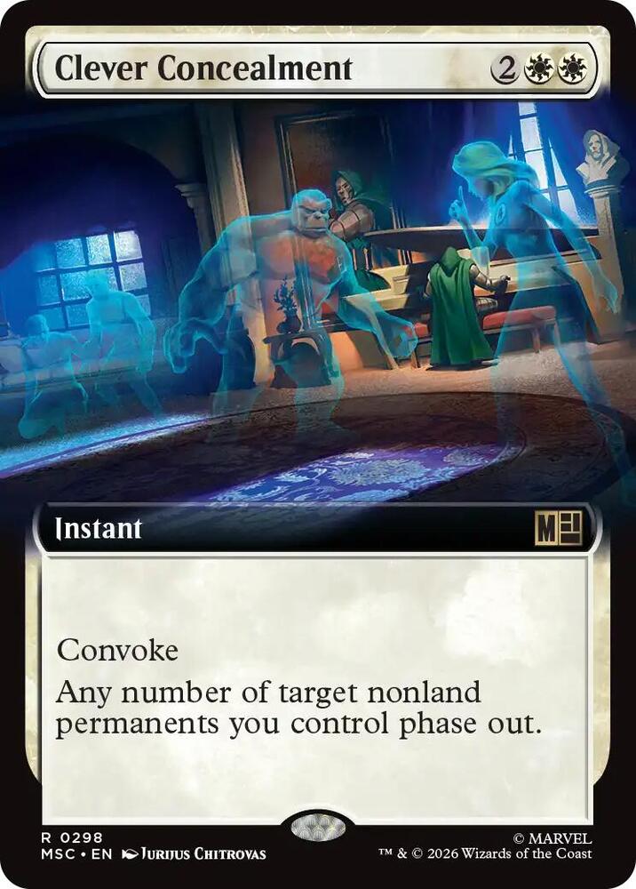 Clever Concealment (Extended Art) [Commander: Marvel Super Heroes] 298