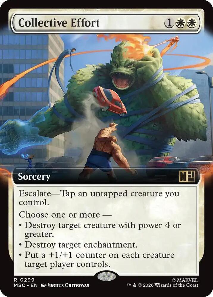 Collective Effort (Extended Art) [Commander: Marvel Super Heroes] 299