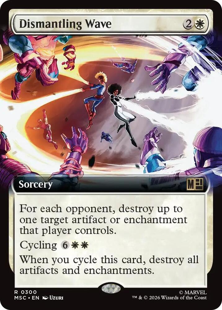 Dismantling Wave (Extended Art) [Commander: Marvel Super Heroes] 300