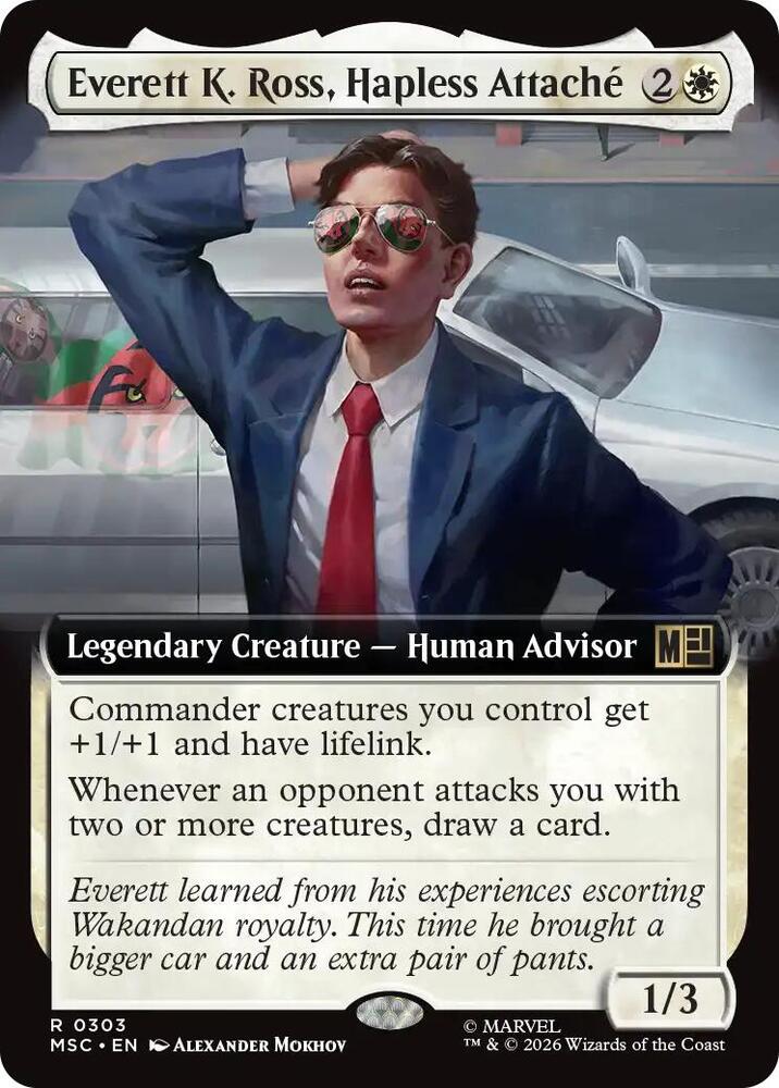 Everett K. Ross, Hapless Attache (Extended Art) [Commander: Marvel Super Heroes] 303