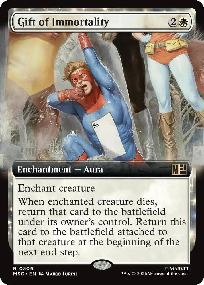 Gift of Immortality (Extended Art) [Commander: Marvel Super Heroes] 306