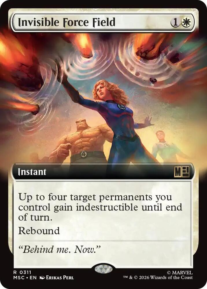 Invisible Force Field (Extended Art) [Commander: Marvel Super Heroes] 311