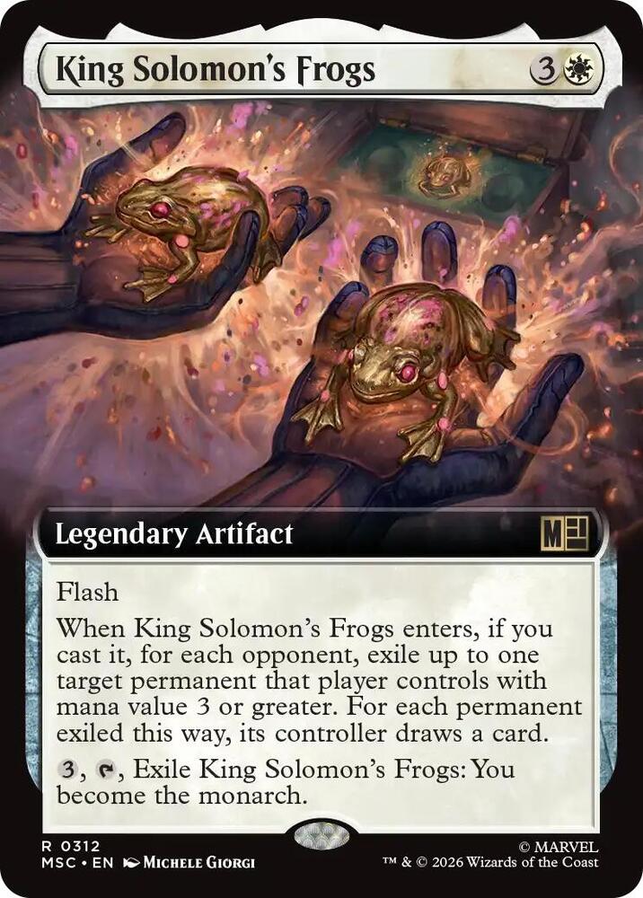 King Solomon's Frogs (Extended Art) [Commander: Marvel Super Heroes] 312
