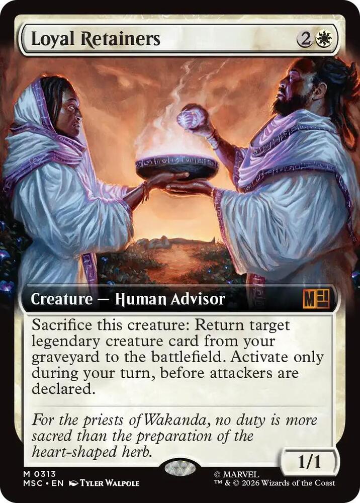 Loyal Retainers (Extended Art) [Commander: Marvel Super Heroes] 313