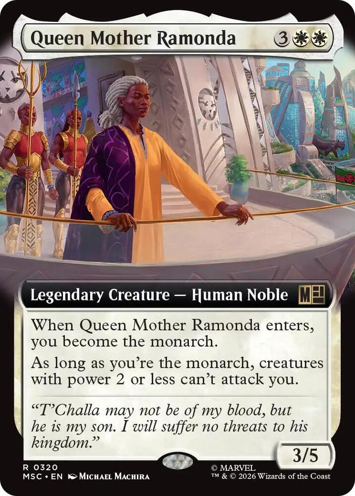 Queen Mother Ramonda (Extended Art) [Commander: Marvel Super Heroes] 320