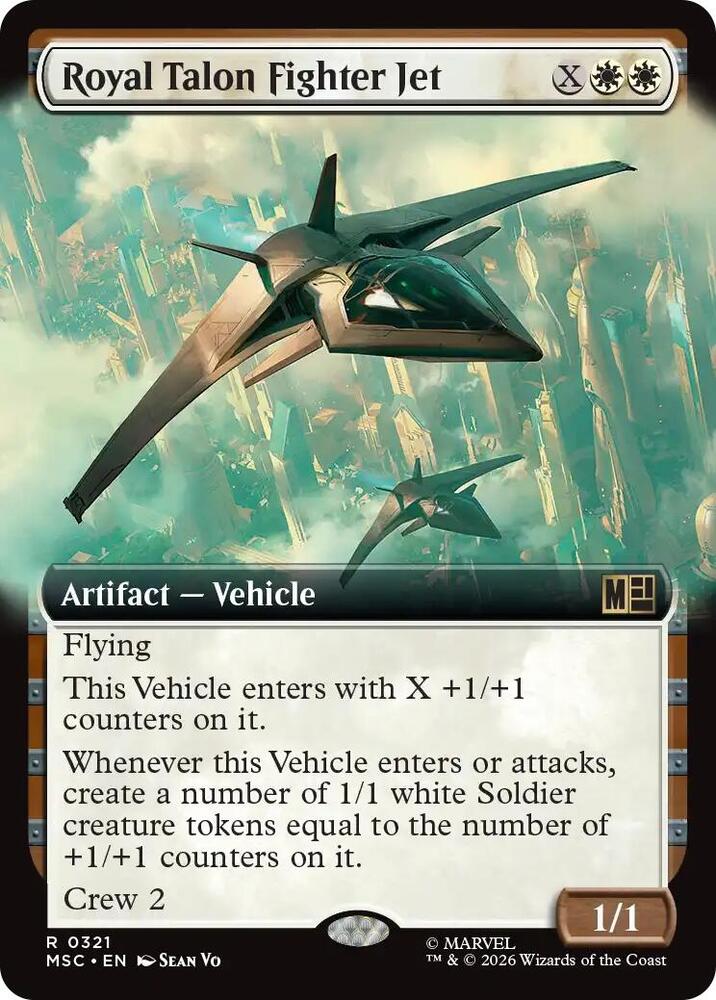 Royal Talon Fighter Jet (Extended Art) [Commander: Marvel Super Heroes] 321