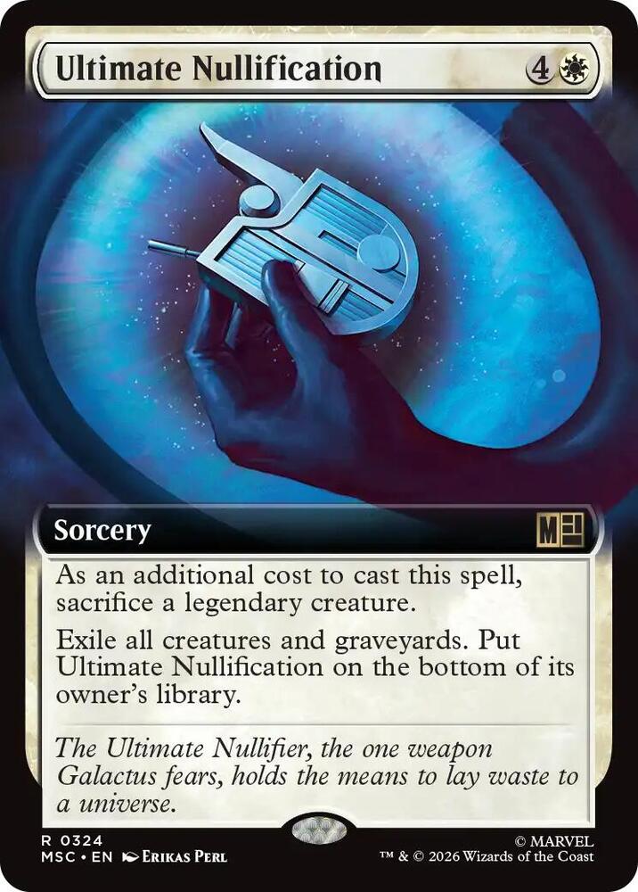 Ultimate Nullification (Extended Art) [Commander: Marvel Super Heroes] 324