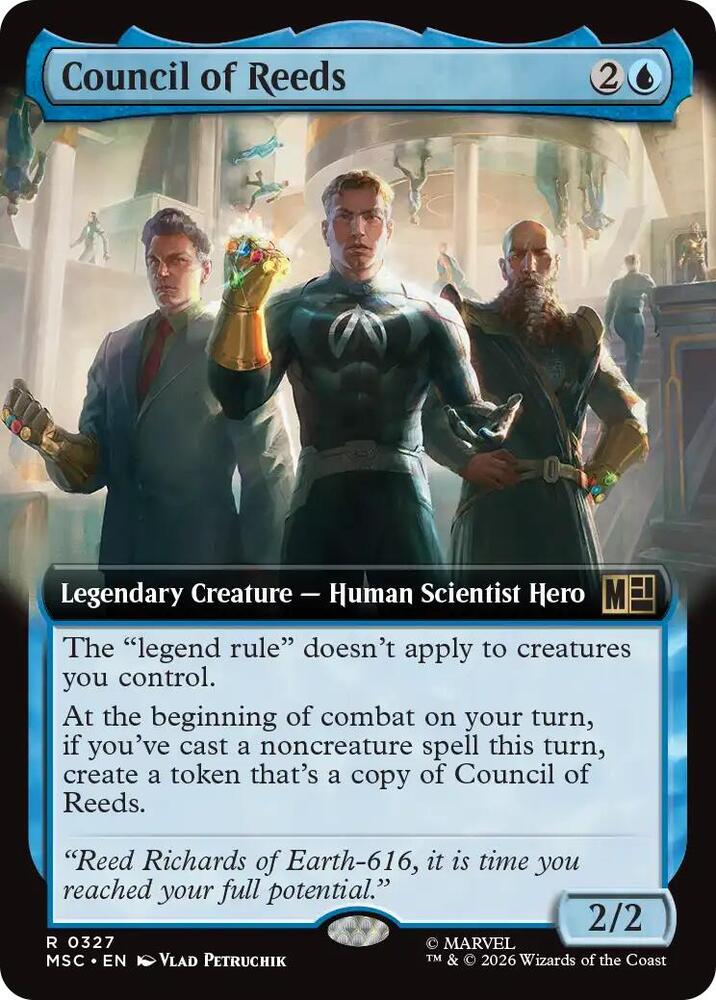 Council of Reeds (Extended Art) [Commander: Marvel Super Heroes] 327