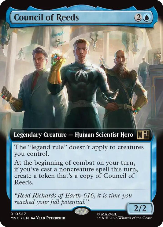Council of Reeds (Extended Art) [Commander: Marvel Super Heroes] 327