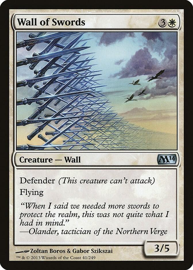 Wall of Swords [Magic 2014 (M14)] 41