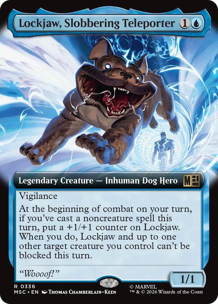 Lockjaw, Slobbering Teleporter (Extended Art) [Commander: Marvel Super Heroes] 336