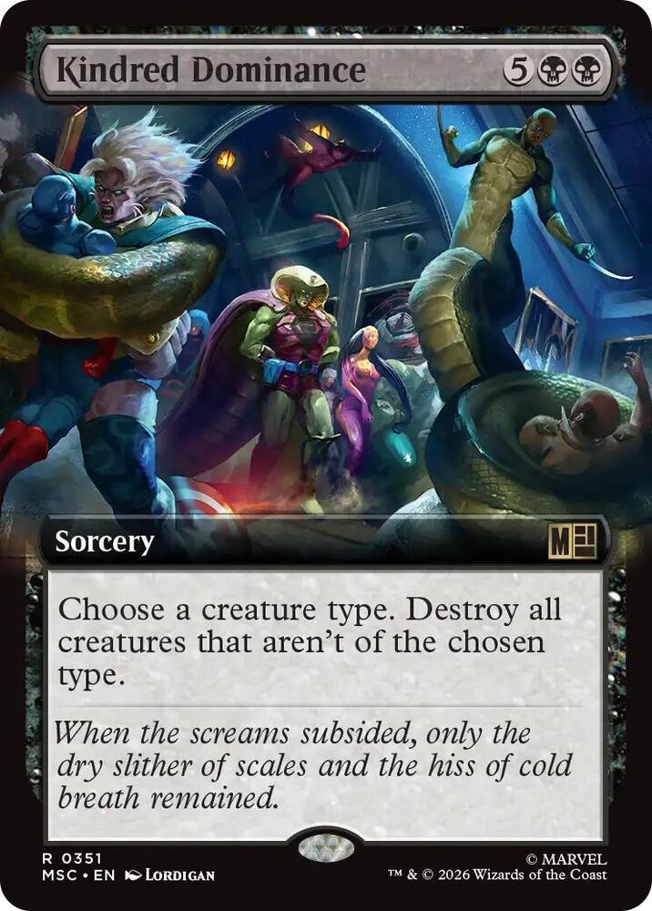 Kindred Dominance (Extended Art) [Commander: Marvel Super Heroes] 351