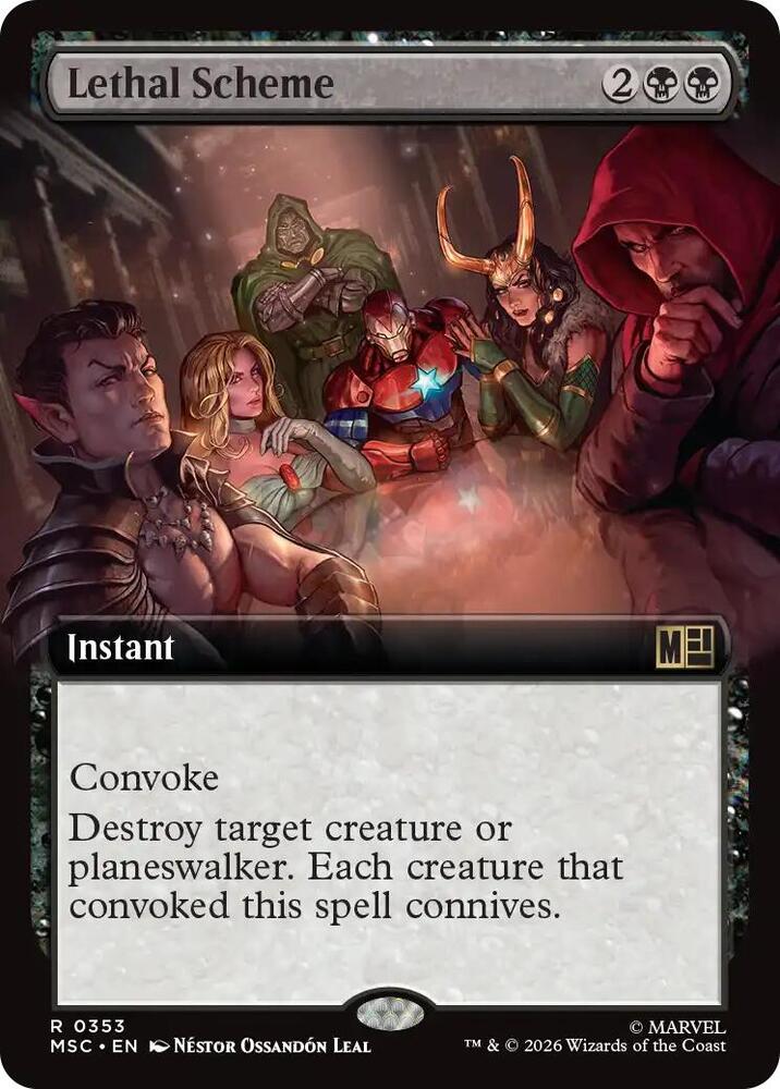 Lethal Scheme (Extended Art) [Commander: Marvel Super Heroes] 353