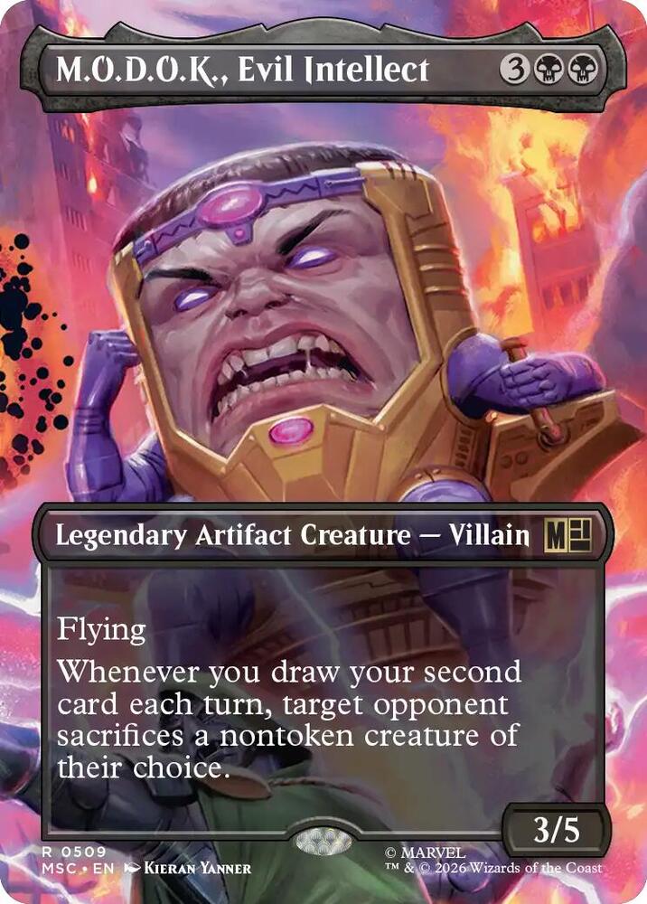 M.O.D.O.K., Evil Intellect (Borderless) [Commander: Marvel Super Heroes] 509