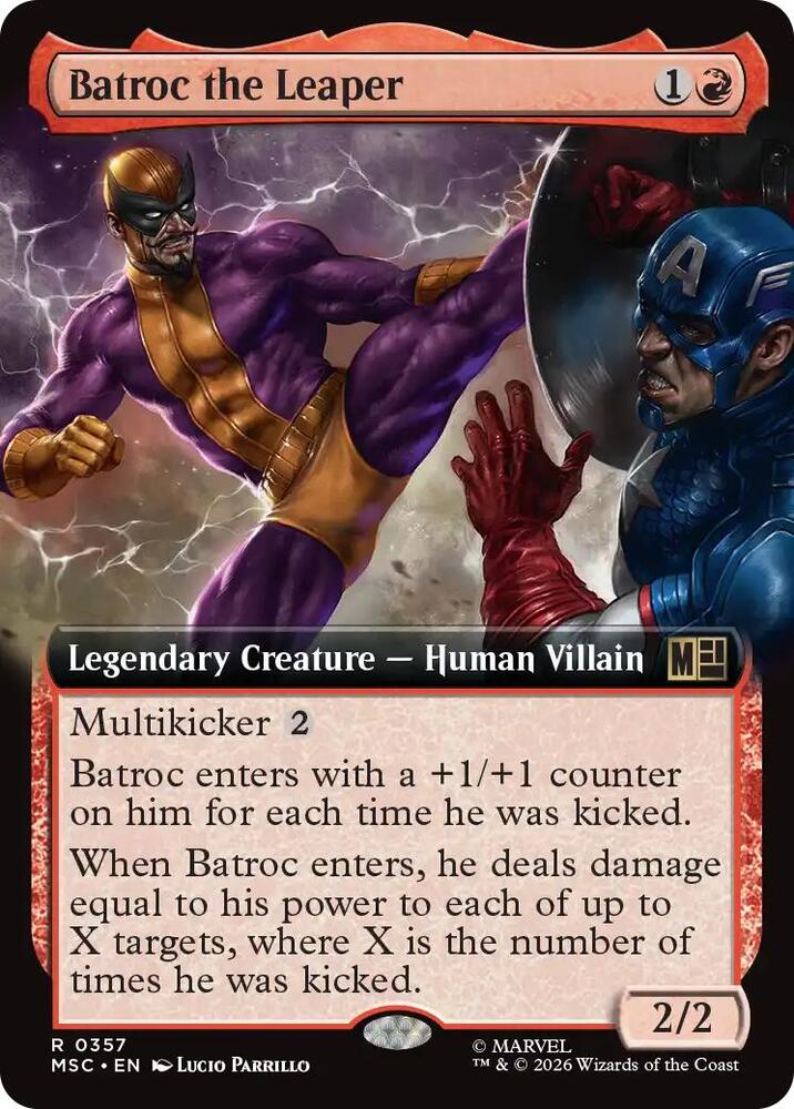 Batroc the Leaper (Extended Art) [Commander: Marvel Super Heroes] 357