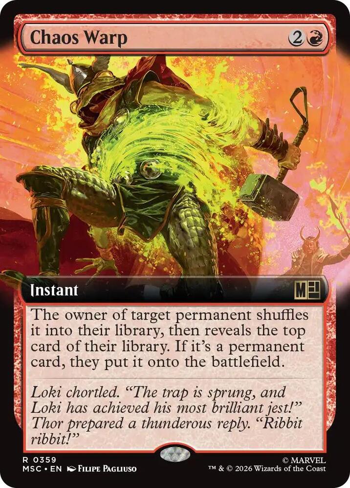 Chaos Warp (Extended Art) [Commander: Marvel Super Heroes] 359