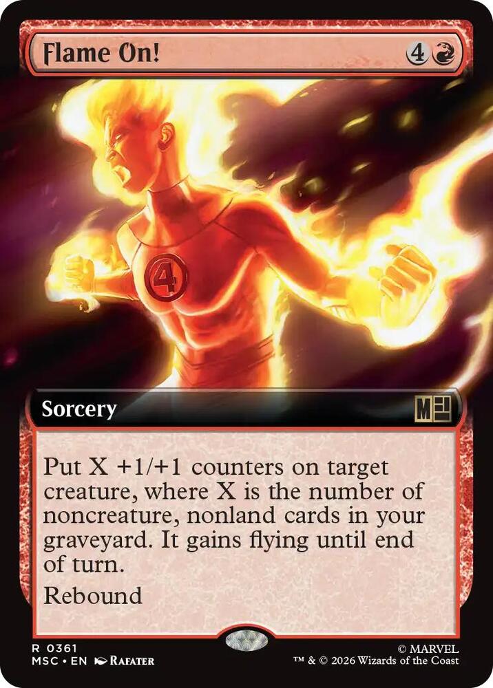 Flame On! (Extended Art) [Commander: Marvel Super Heroes] 361