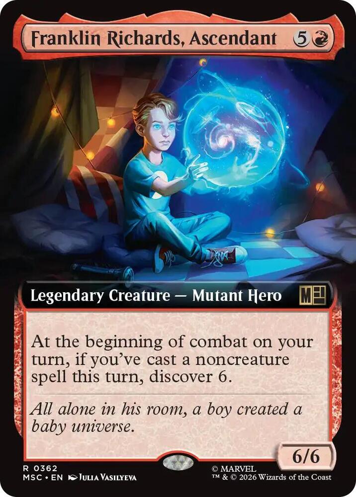 Franklin Richards, Ascendant (Extended Art) [Commander: Marvel Super Heroes] 362