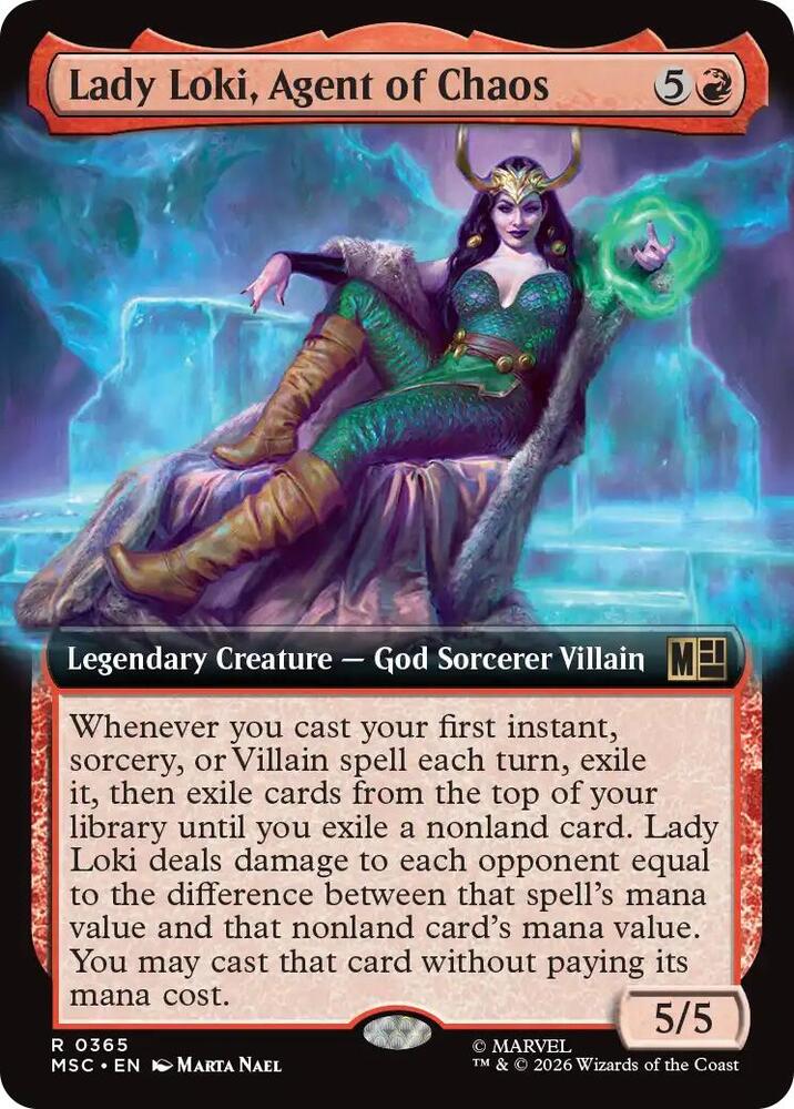 Lady Loki, Agent of Chaos (Extended Art) [Commander: Marvel Super Heroes] 365