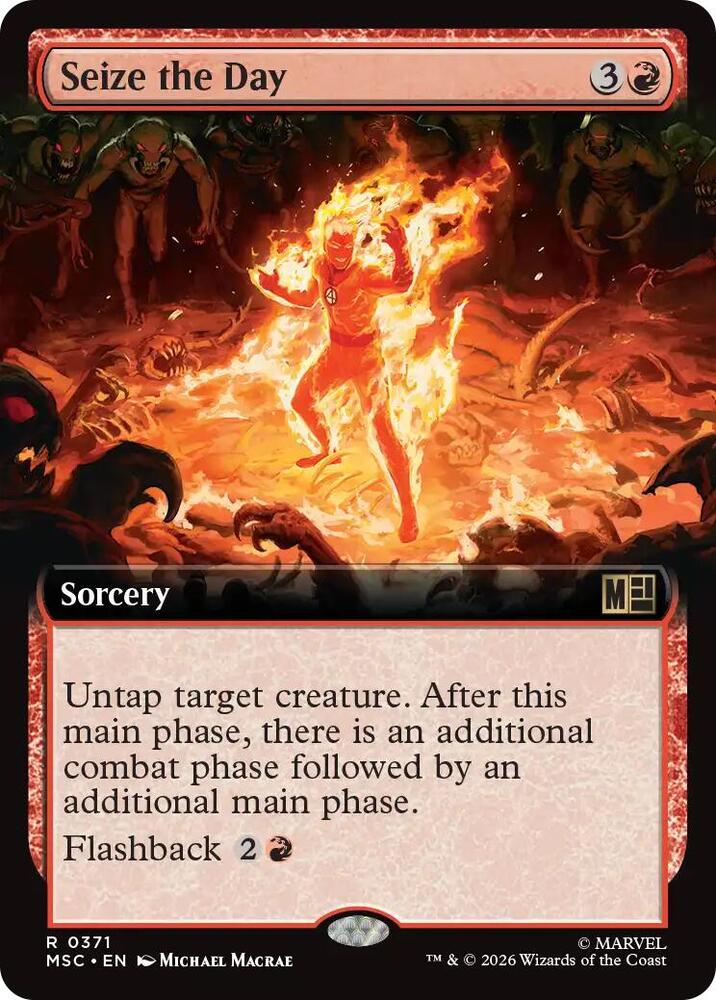 Seize the Day (Extended Art) [Commander: Marvel Super Heroes] 371