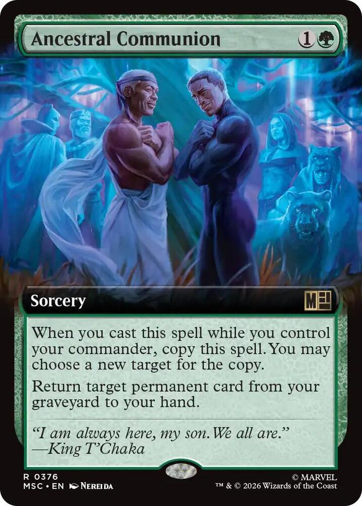 Ancestral Communion (Extended Art) [Commander: Marvel Super Heroes] 376