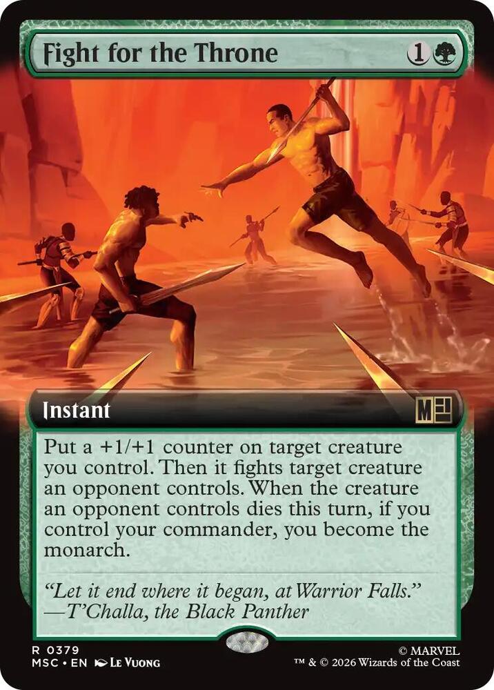 Fight for the Throne (Extended Art) [Commander: Marvel Super Heroes] 379