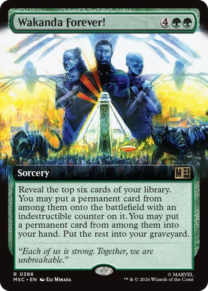 Wakanda Forever! (Extended Art) [Commander: Marvel Super Heroes] 388