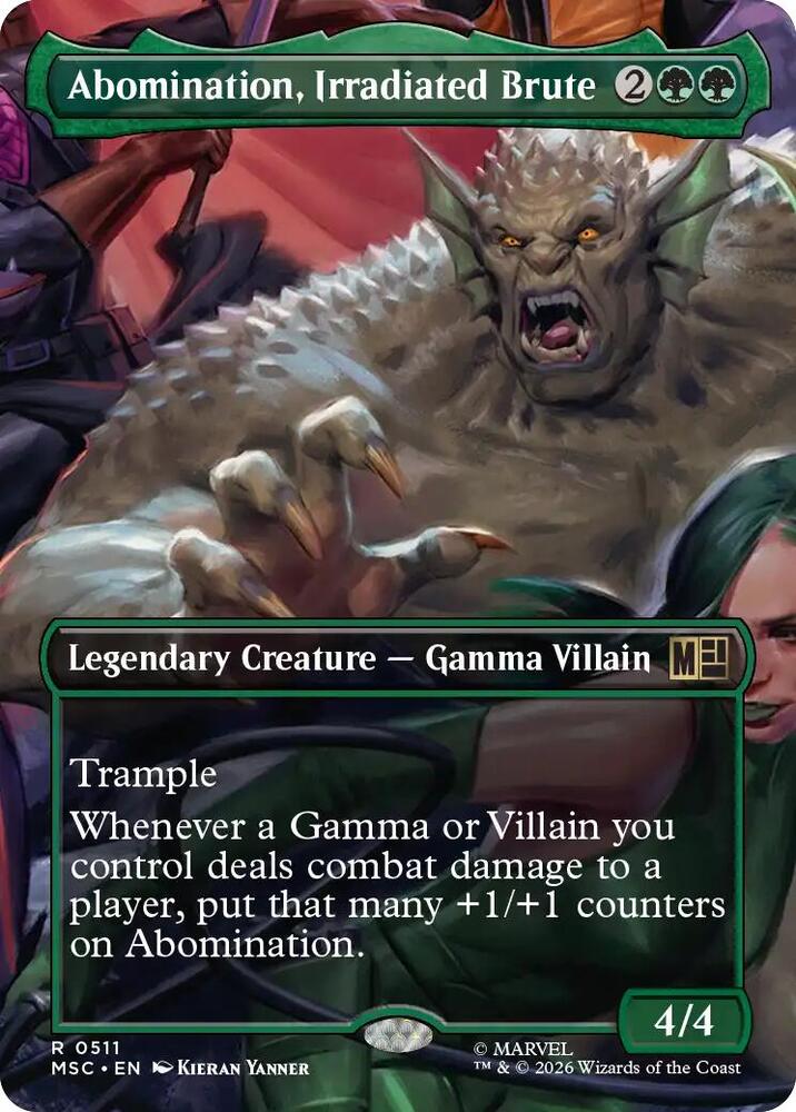 Abomination, Irradiated Brute (Borderless) [Commander: Marvel Super Heroes] 511