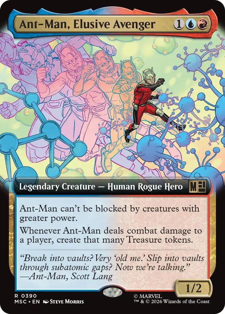 Ant-Man, Elusive Avenger (Extended Art) [Commander: Marvel Super Heroes] 390