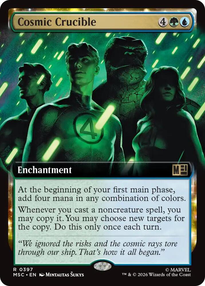 Cosmic Crucible (Extended Art) [Commander: Marvel Super Heroes] 397