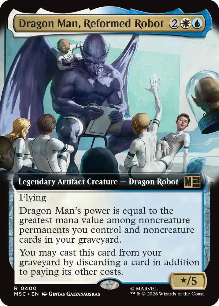 Dragon Man, Reformed Robot (Extended Art) [Commander: Marvel Super Heroes] 400