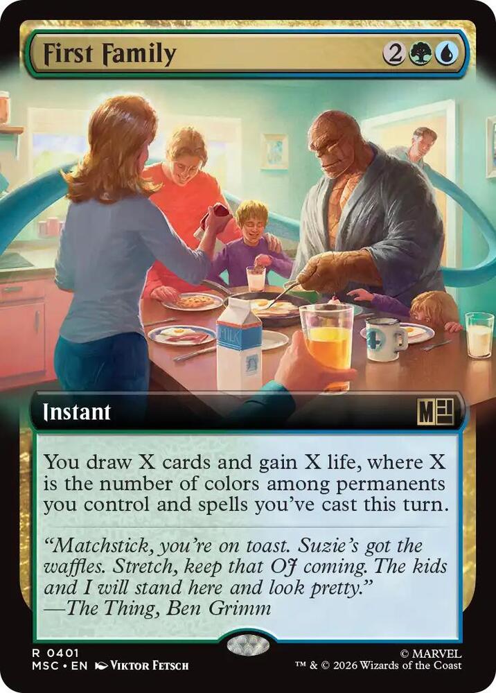 First Family (Extended Art) [Commander: Marvel Super Heroes] 401