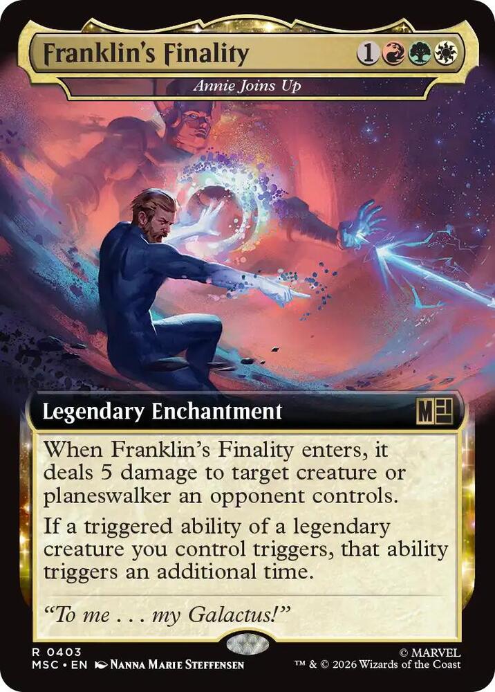 Franklin's Finality - Annie Joins Up (Extended Art) [Commander: Marvel Super Heroes] 403