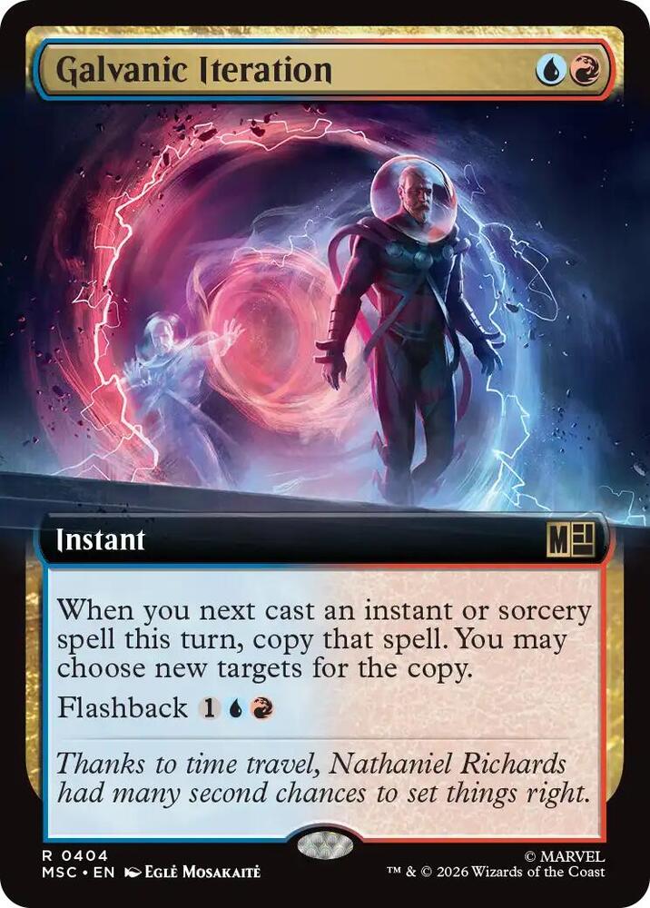 Galvanic Iteration (Extended Art) [Commander: Marvel Super Heroes] 404