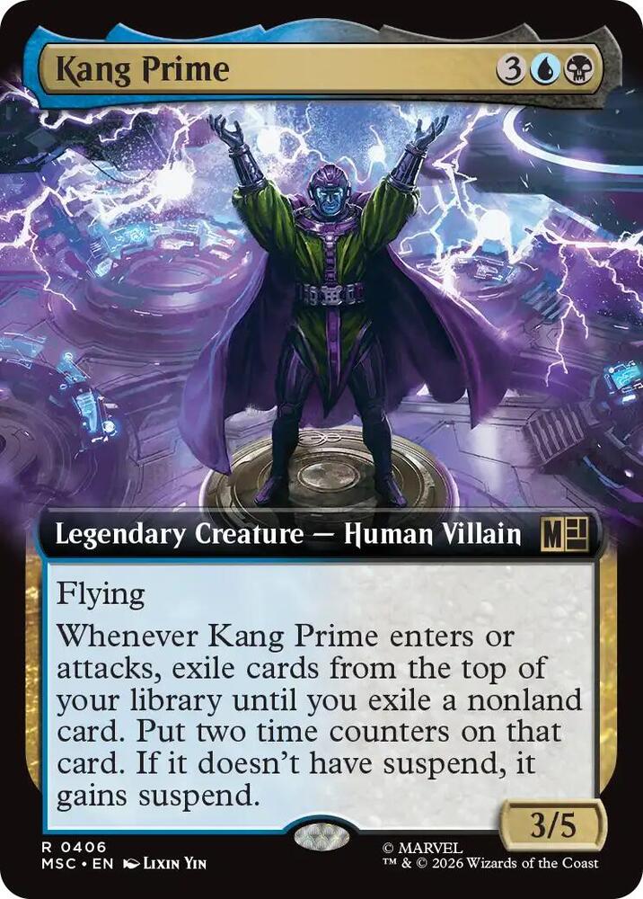 Kang Prime (Extended Art) [Commander: Marvel Super Heroes] 406