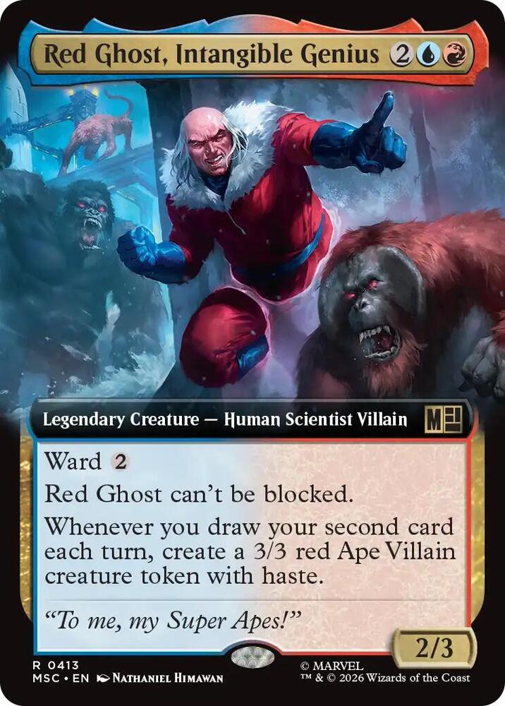 Red Ghost, Intangible Genius (Extended Art) [Commander: Marvel Super Heroes] 413