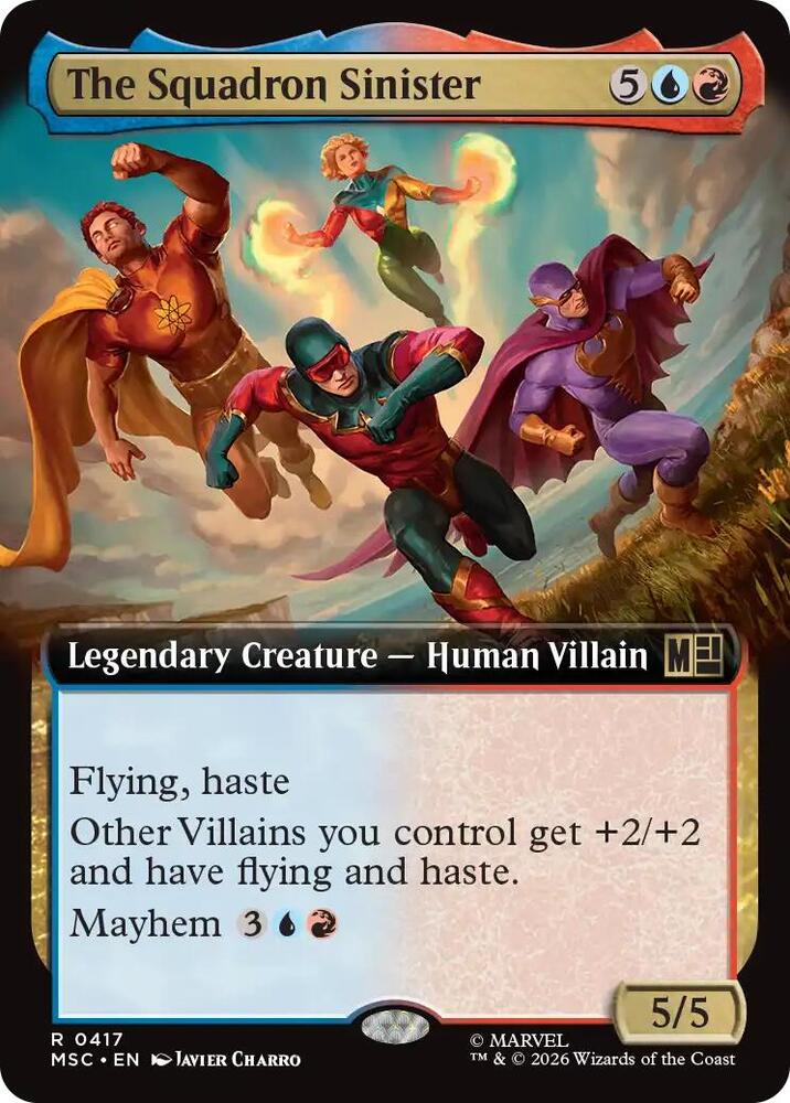 The Squadron Sinister (Extended Art) [Commander: Marvel Super Heroes] 417