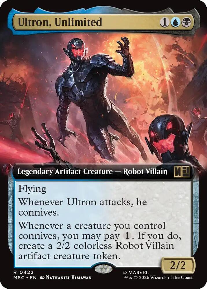 Ultron, Unlimited (Extended Art) [Commander: Marvel Super Heroes] 422