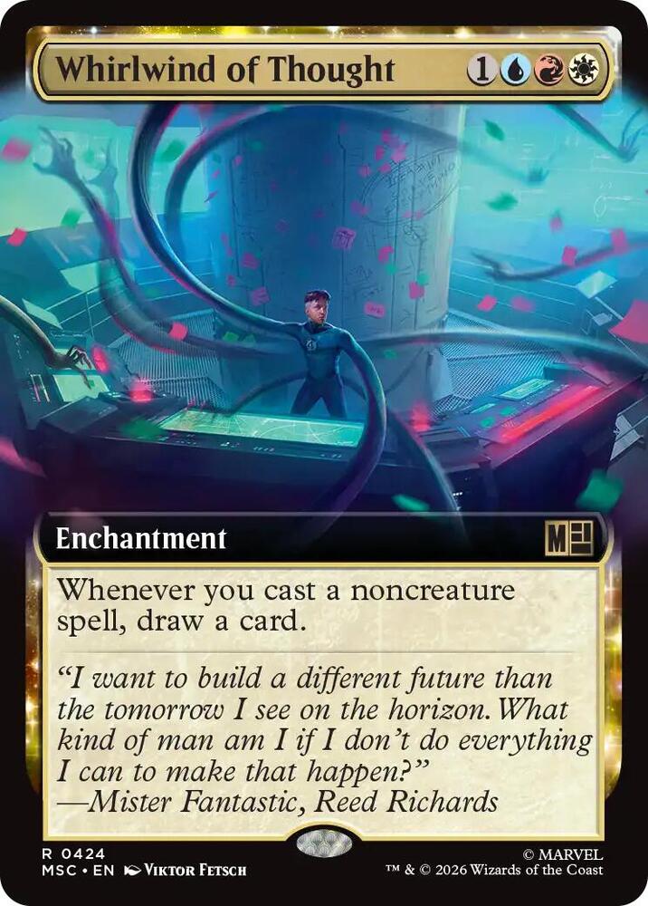 Whirlwind of Thought (Extended Art) [Commander: Marvel Super Heroes] 424