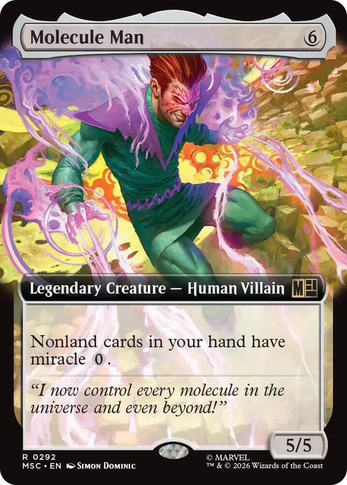Molecule Man (Extended Art) [Commander: Marvel Super Heroes] 292