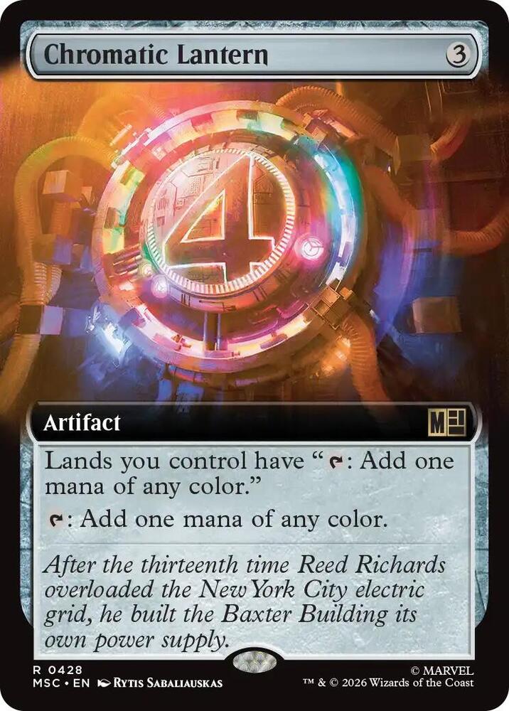 Chromatic Lantern (Extended Art) [Commander: Marvel Super Heroes] 428
