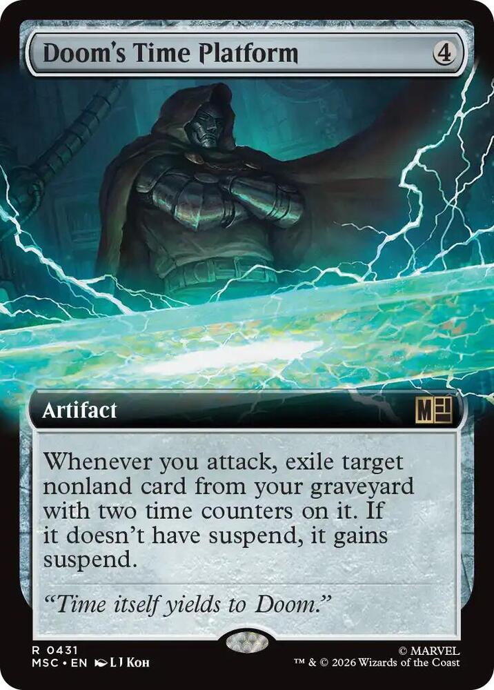 Doom's Time Platform (Extended Art) [Commander: Marvel Super Heroes] 431