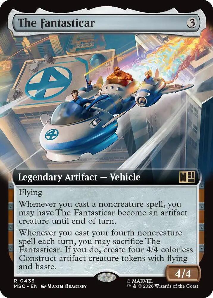 The Fantasticar (Extended Art) [Commander: Marvel Super Heroes] 433